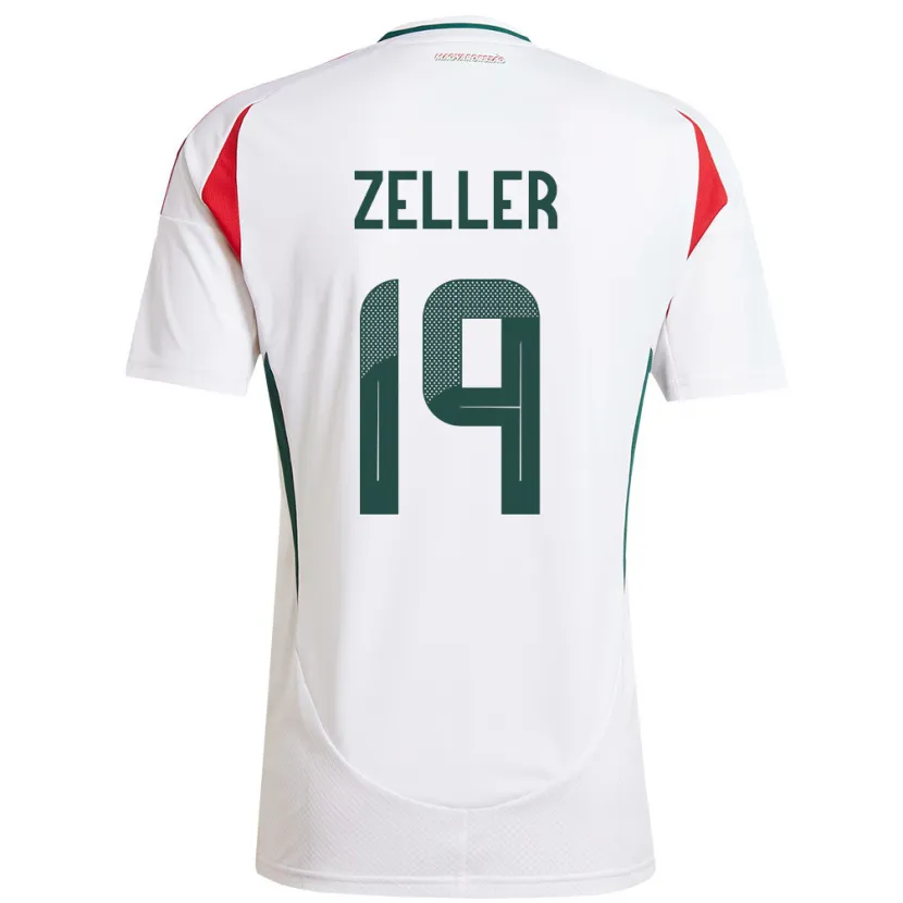 Danxen Herren Ungarn Dóra Zeller #19 Weiß Auswärtstrikot Trikot 24-26 T-Shirt Schweiz
