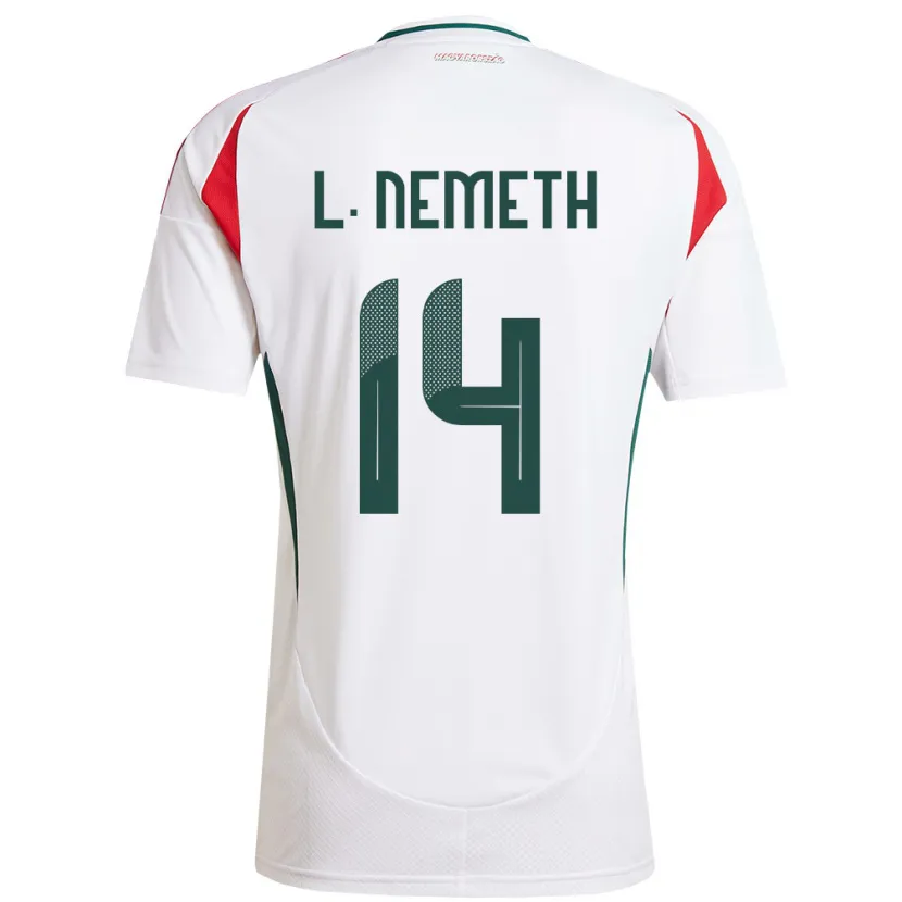 Danxen Herren Ungarn Loretta Németh #14 Weiß Auswärtstrikot Trikot 24-26 T-Shirt Schweiz