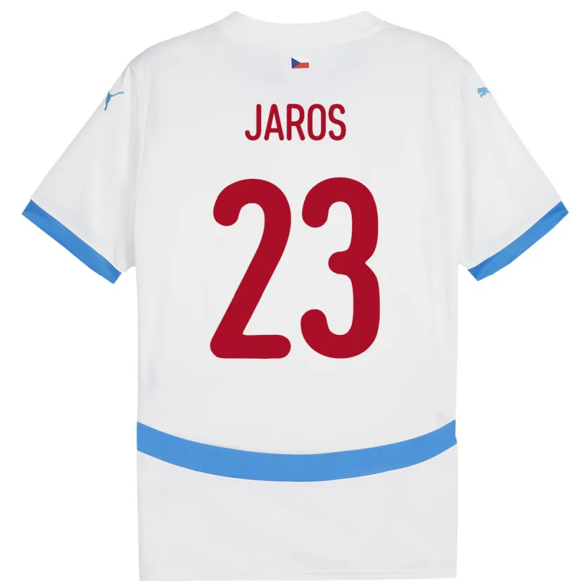 Danxen Herren Tschechien Vitezslav Jaros #23 Weiß Auswärtstrikot Trikot 24-26 T-Shirt Schweiz