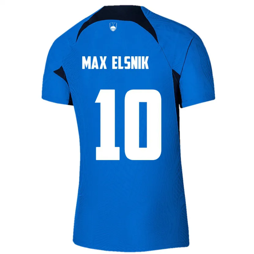 Danxen Herren Slowenien Timi Max Elsnik #10 Blau Auswärtstrikot Trikot 24-26 T-Shirt Schweiz