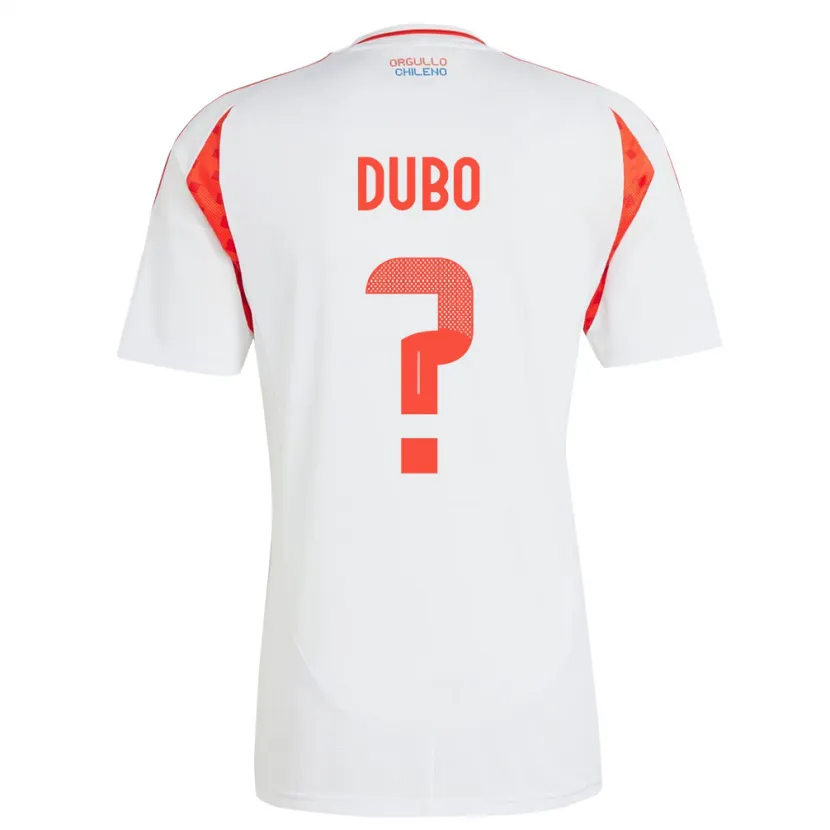 Danxen Herren Chile Alexander Dubó #0 Weiß Auswärtstrikot Trikot 24-26 T-Shirt Schweiz