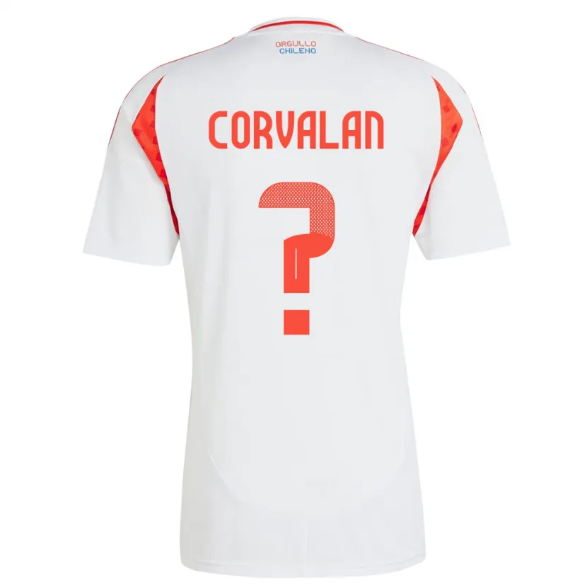 Danxen Herren Chile Elisa Corvalan #0 Weiß Auswärtstrikot Trikot 24-26 T-Shirt Schweiz