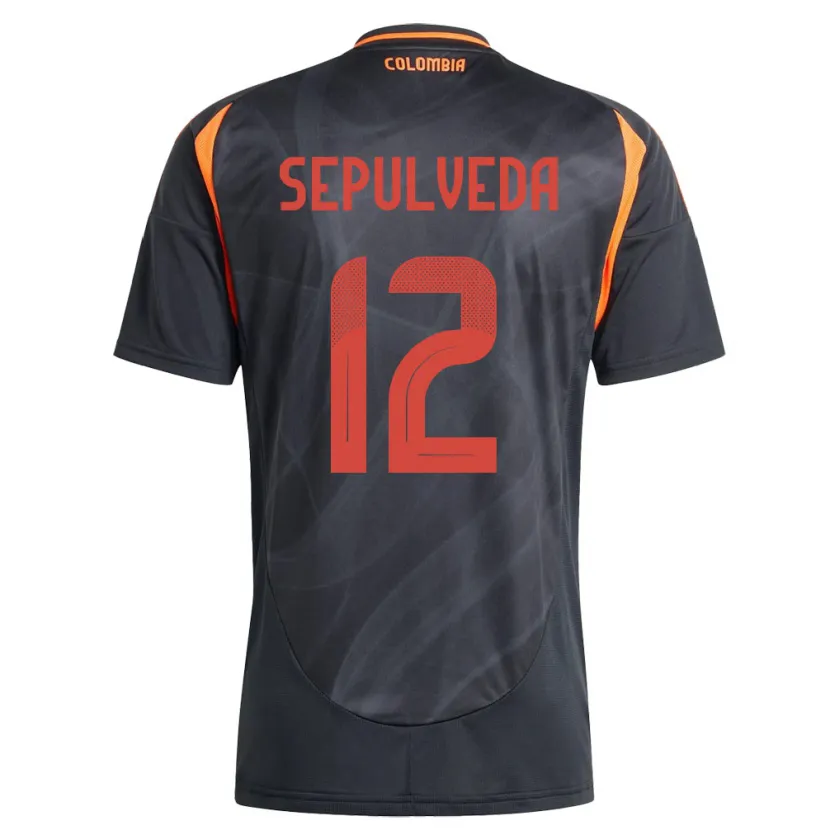 Danxen Herren Kolumbien Sandra Sepúlveda #12 Schwarz Auswärtstrikot Trikot 24-26 T-Shirt Schweiz