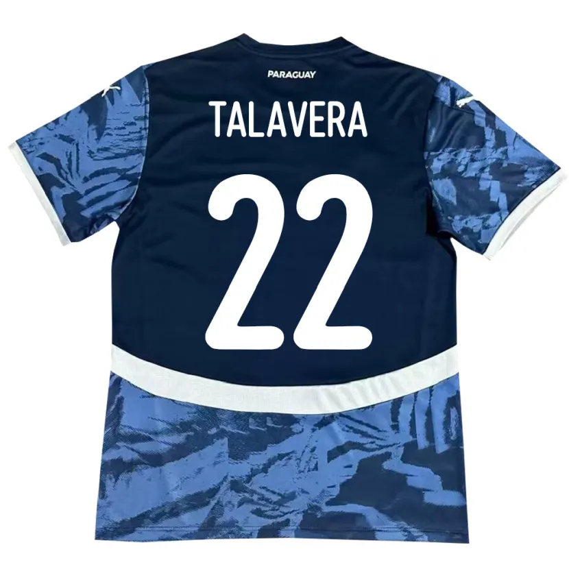 Danxen Herren Paraguay Javier Talavera #22 Blau Auswärtstrikot Trikot 24-26 T-Shirt Schweiz