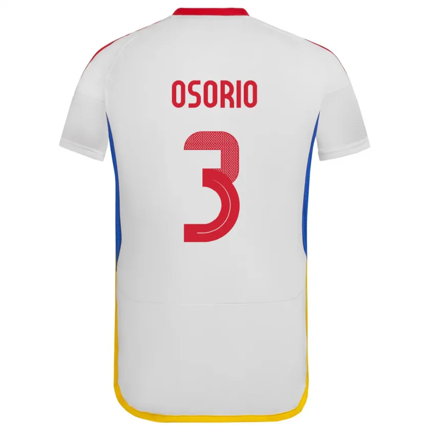 Danxen Herren Venezuela Yordan Osorio #3 Weiß Auswärtstrikot Trikot 24-26 T-Shirt Schweiz