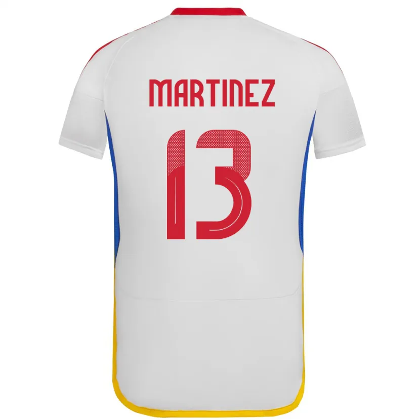 Danxen Herren Venezuela José Martínez #13 Weiß Auswärtstrikot Trikot 24-26 T-Shirt Schweiz
