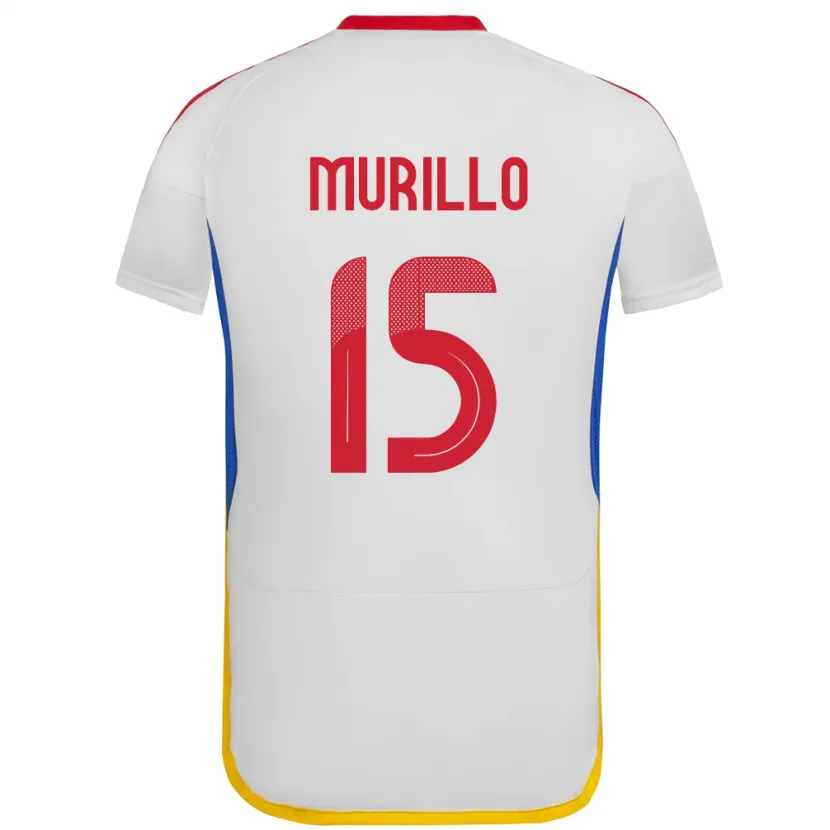 Danxen Herren Venezuela Jhon Murillo #15 Weiß Auswärtstrikot Trikot 24-26 T-Shirt Schweiz