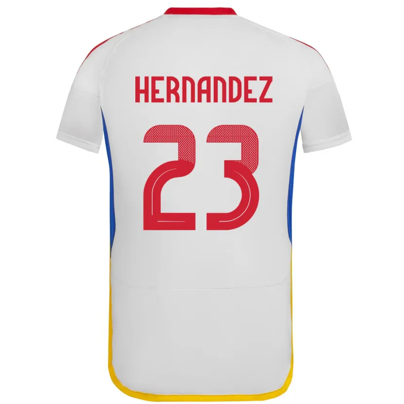 Danxen Herren Venezuela Luifer Hernández #23 Weiß Auswärtstrikot Trikot 24-26 T-Shirt Schweiz