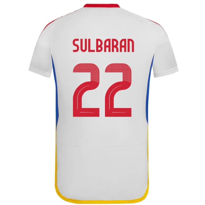 Danxen Herren Venezuela Manuel Sulbarán #22 Weiß Auswärtstrikot Trikot 24-26 T-Shirt Schweiz
