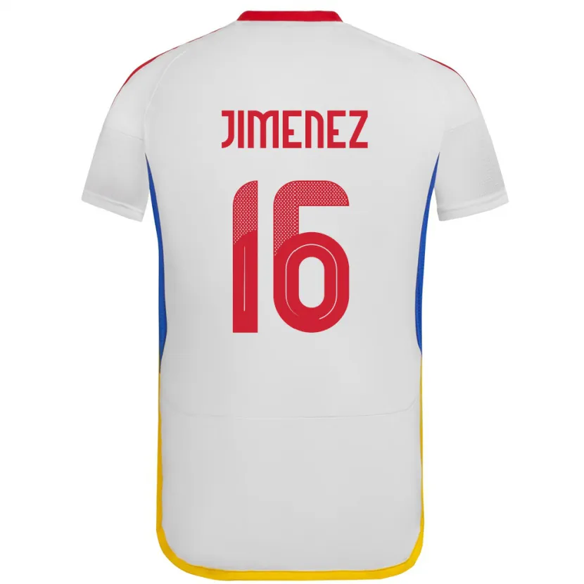 Danxen Herren Venezuela Néstor Jiménez #16 Weiß Auswärtstrikot Trikot 24-26 T-Shirt Schweiz