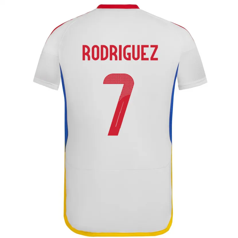 Danxen Herren Venezuela Daniuska Rodriguez #7 Weiß Auswärtstrikot Trikot 24-26 T-Shirt Schweiz