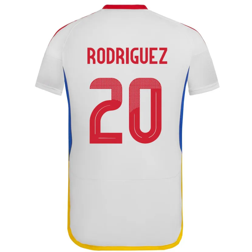 Danxen Herren Venezuela Dayana Rodríguez #20 Weiß Auswärtstrikot Trikot 24-26 T-Shirt Schweiz