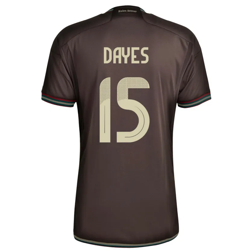 Danxen Herren Jamaika Mikayla Dayes #15 Nachtbraun Auswärtstrikot Trikot 24-26 T-Shirt Schweiz