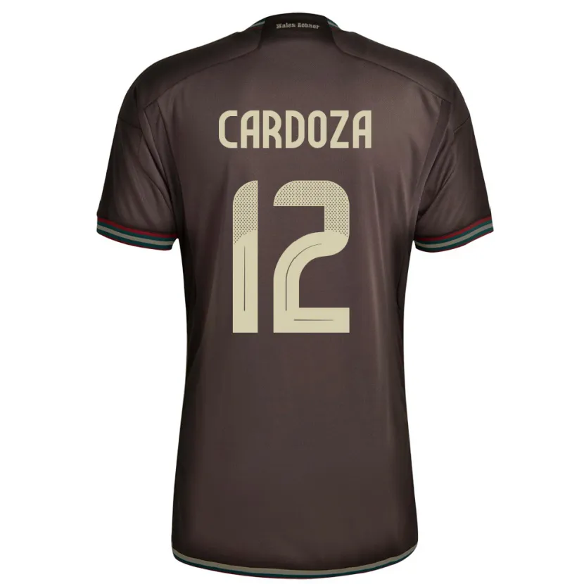 Danxen Herren Jamaika Naya Cardoza #12 Nachtbraun Auswärtstrikot Trikot 24-26 T-Shirt Schweiz
