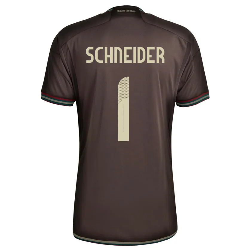 Danxen Herren Jamaika Sydney Schneider #1 Nachtbraun Auswärtstrikot Trikot 24-26 T-Shirt Schweiz