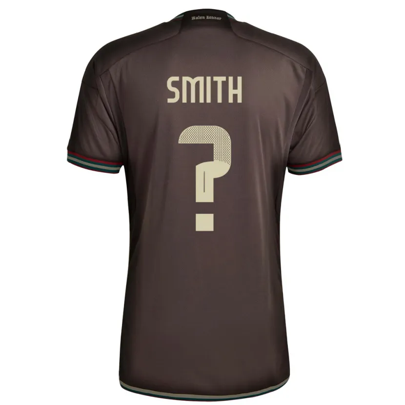 Danxen Herren Jamaika Andrene Smith #0 Nachtbraun Auswärtstrikot Trikot 24-26 T-Shirt Schweiz
