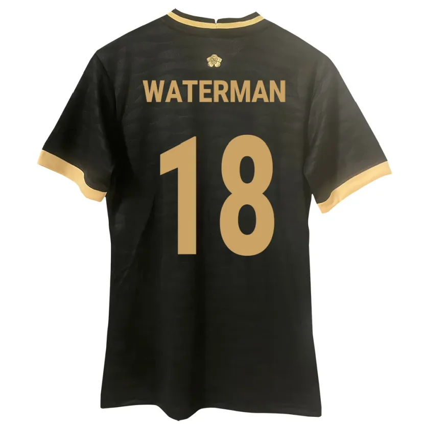 Danxen Herren Panama Cecilio Waterman #18 Schwarz Auswärtstrikot Trikot 24-26 T-Shirt Schweiz