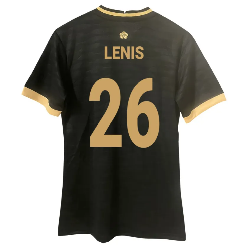 Danxen Herren Panama Kahiser Lenis #26 Schwarz Auswärtstrikot Trikot 24-26 T-Shirt Schweiz