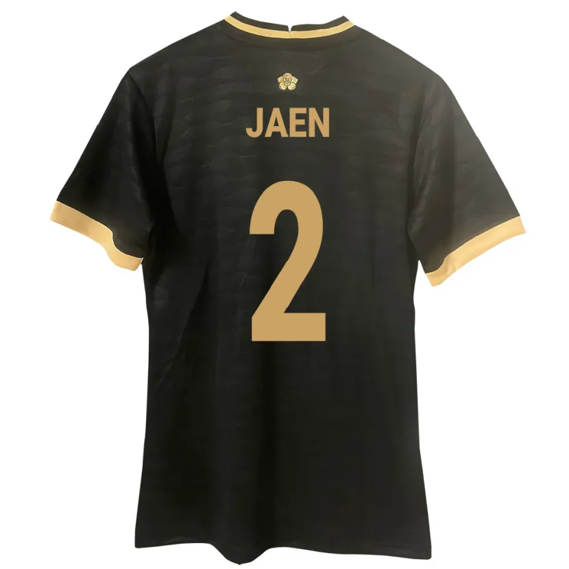 Danxen Herren Panama Hilary Jaén #2 Schwarz Auswärtstrikot Trikot 24-26 T-Shirt Schweiz