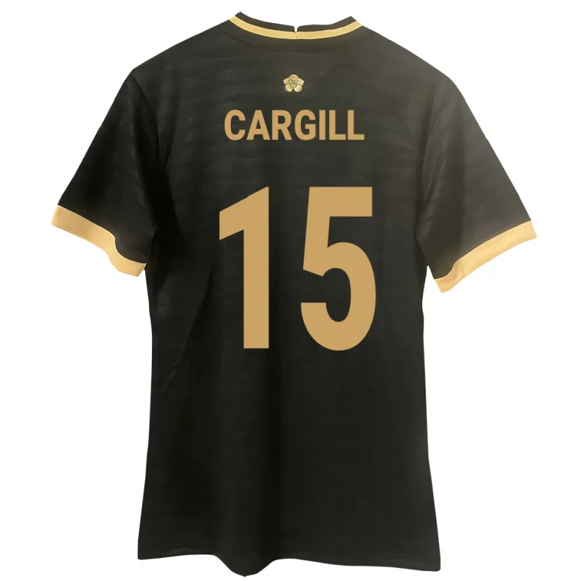 Danxen Herren Panama Nicole Cargill #15 Schwarz Auswärtstrikot Trikot 24-26 T-Shirt Schweiz