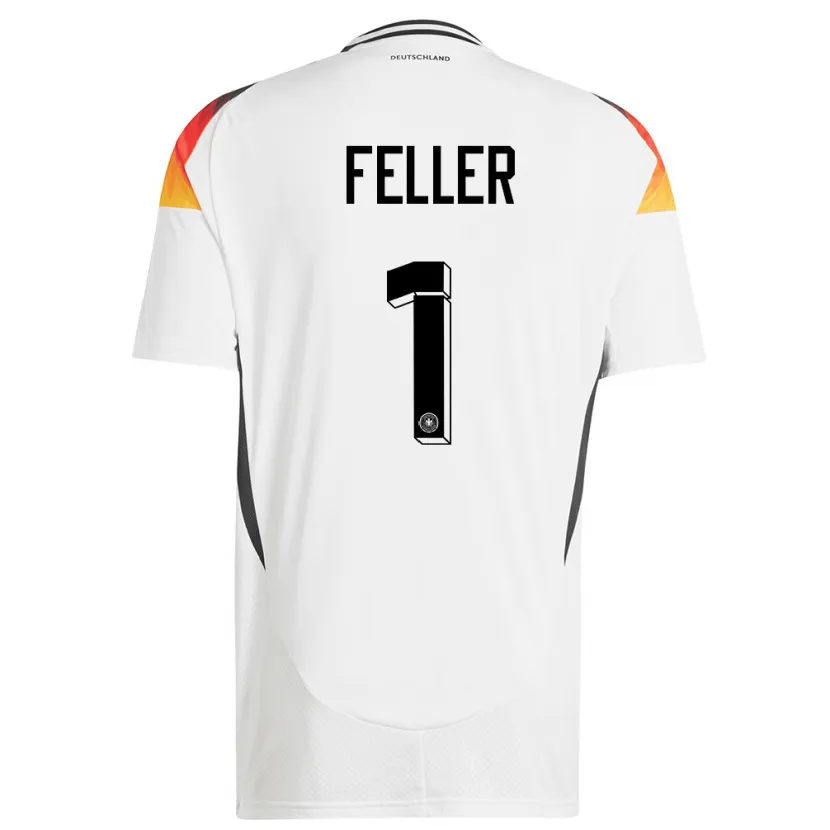 Danxen Damen Deutschland Frank Feller #1 Weiß Heimtrikot Trikot 24-26 T-Shirt Schweiz