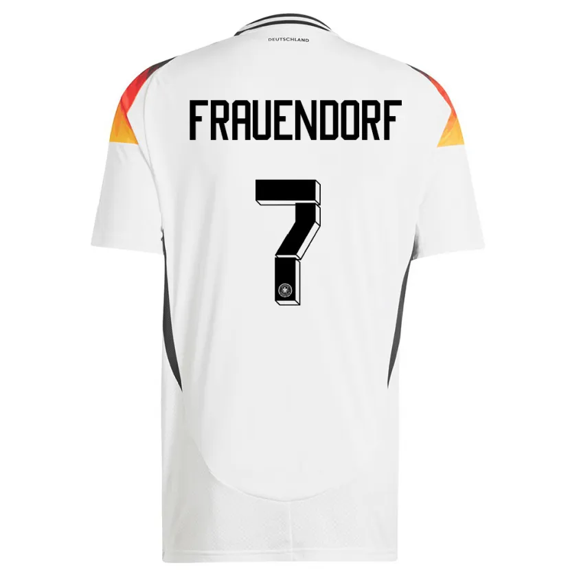 Danxen Damen Deutschland Melkamu Frauendorf #7 Weiß Heimtrikot Trikot 24-26 T-Shirt Schweiz