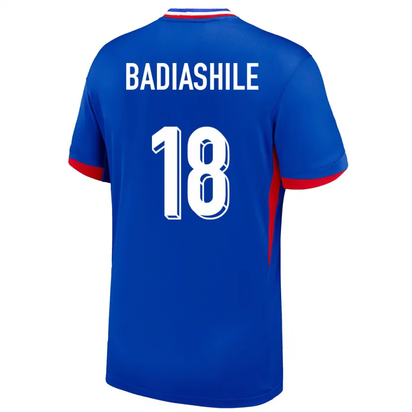 Danxen Damen Frankreich Benoit Badiashile #18 Blau Heimtrikot Trikot 24-26 T-Shirt Schweiz
