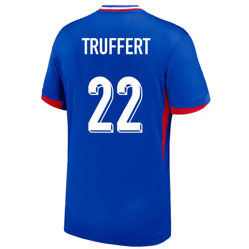 Danxen Damen Frankreich Adrien Truffert #22 Blau Heimtrikot Trikot 24-26 T-Shirt Schweiz