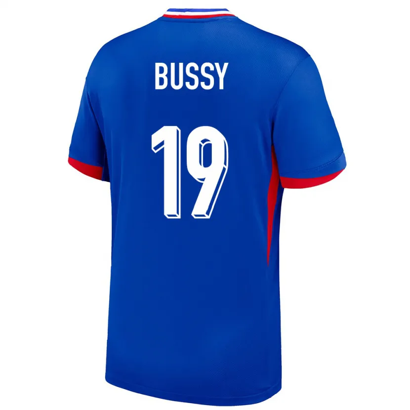 Danxen Damen Frankreich Kessya Bussy #19 Blau Heimtrikot Trikot 24-26 T-Shirt Schweiz