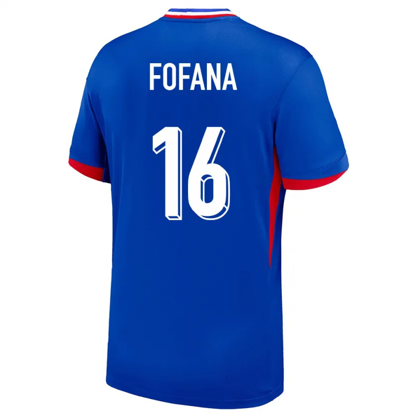 Danxen Damen Frankreich Yahia Fofana #16 Blau Heimtrikot Trikot 24-26 T-Shirt Schweiz
