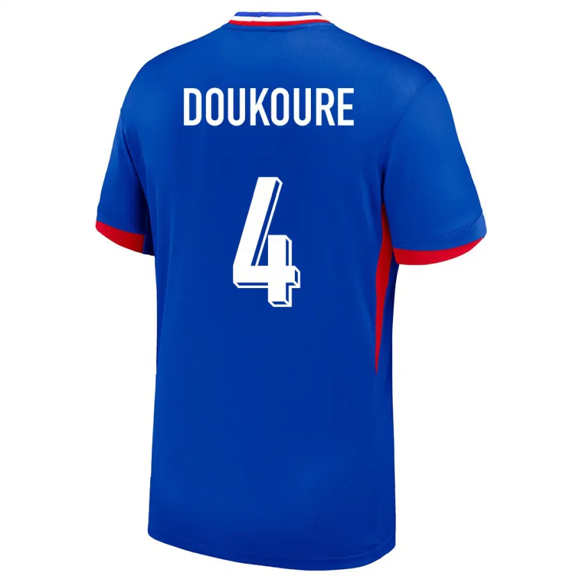 Danxen Damen Frankreich Ismael Doukoure #4 Blau Heimtrikot Trikot 24-26 T-Shirt Schweiz