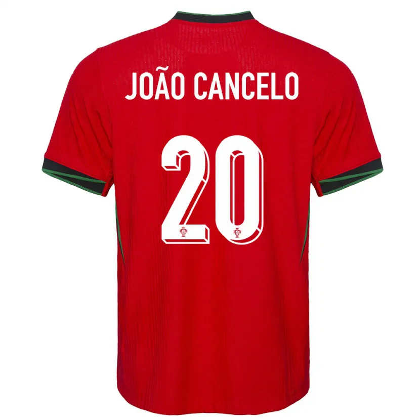Danxen Damen Portugal Joao Cancelo #20 Rot Heimtrikot Trikot 24-26 T-Shirt Schweiz