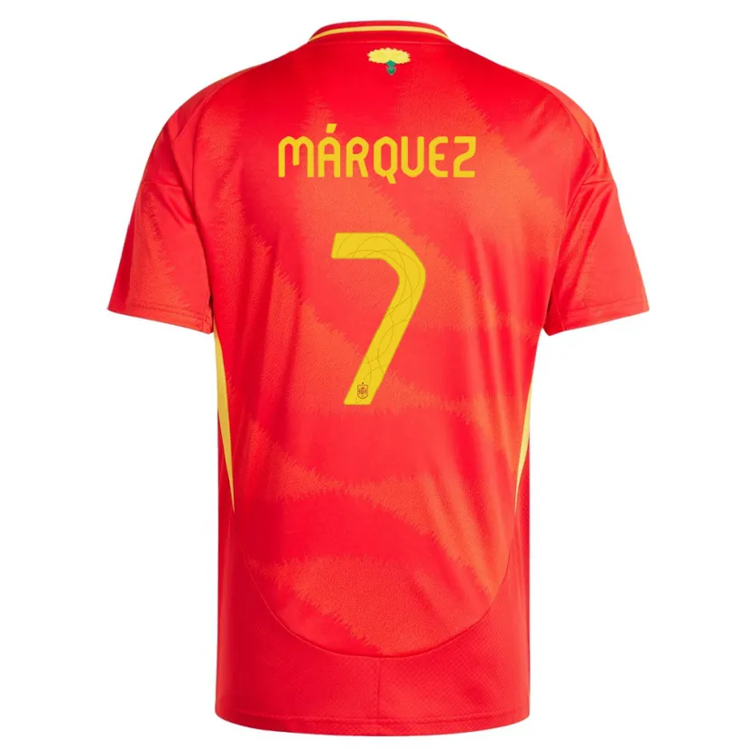 Danxen Damen Spanien Rosa Marquez #7 Rot Heimtrikot Trikot 24-26 T-Shirt Schweiz