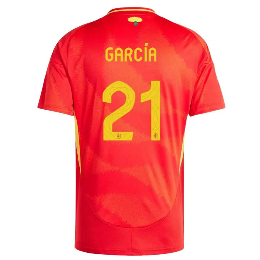 Danxen Damen Spanien Sheila Garcia #21 Rot Heimtrikot Trikot 24-26 T-Shirt Schweiz