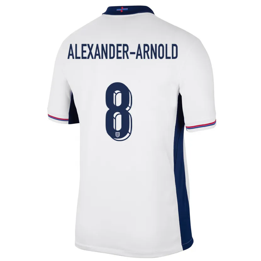 Danxen Damen England Trent Alexander-Arnold #8 Weiß Heimtrikot Trikot 24-26 T-Shirt Schweiz