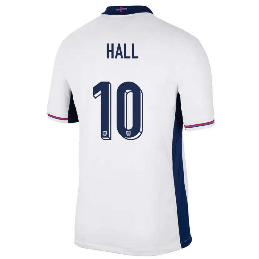 Danxen Damen England George Hall #10 Weiß Heimtrikot Trikot 24-26 T-Shirt Schweiz