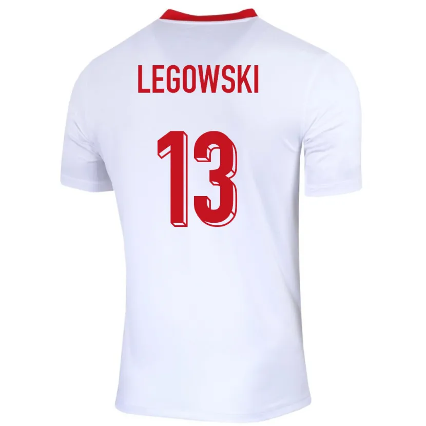 Danxen Damen Polen Mateusz Legowski #13 Weiß Heimtrikot Trikot 24-26 T-Shirt Schweiz