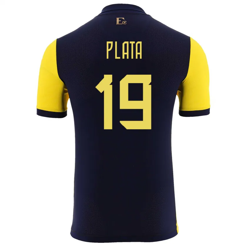 Danxen Damen Ecuador Gonzalo Plata #19 Gelb Heimtrikot Trikot 24-26 T-Shirt Schweiz