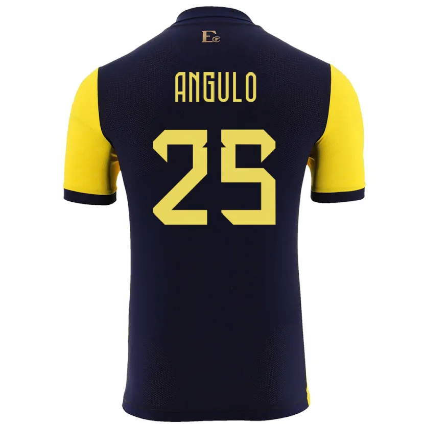 Danxen Damen Ecuador Nilson Angulo #25 Gelb Heimtrikot Trikot 24-26 T-Shirt Schweiz