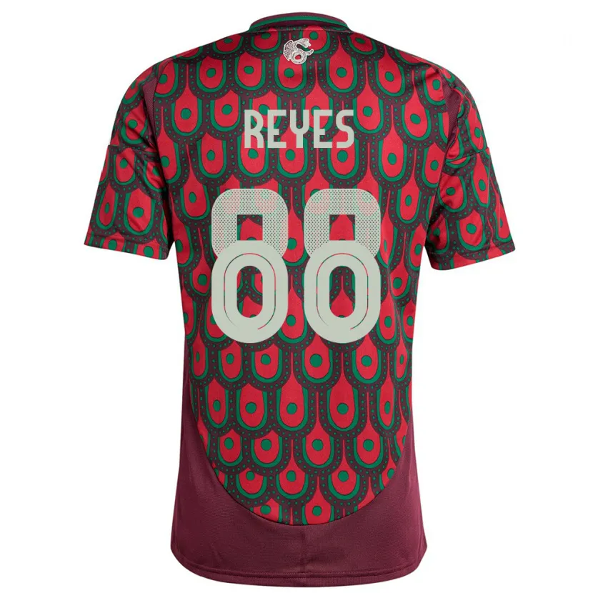 Danxen Damen Mexiko Maricarmen Reyes #88 Kastanienbraun Heimtrikot Trikot 24-26 T-Shirt Schweiz