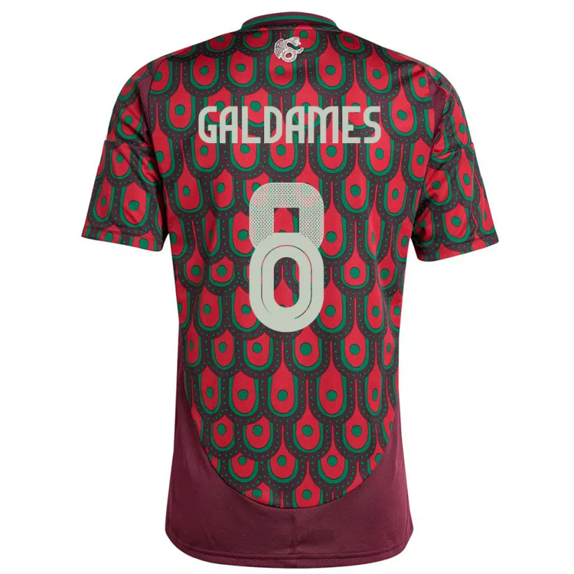 Danxen Damen Mexiko Benjamin Galdames #8 Kastanienbraun Heimtrikot Trikot 24-26 T-Shirt Schweiz
