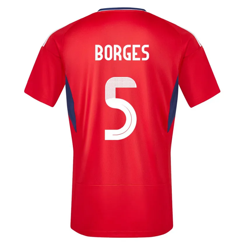 Danxen Damen Costa Rica Celso Borges #5 Rot Heimtrikot Trikot 24-26 T-Shirt Schweiz