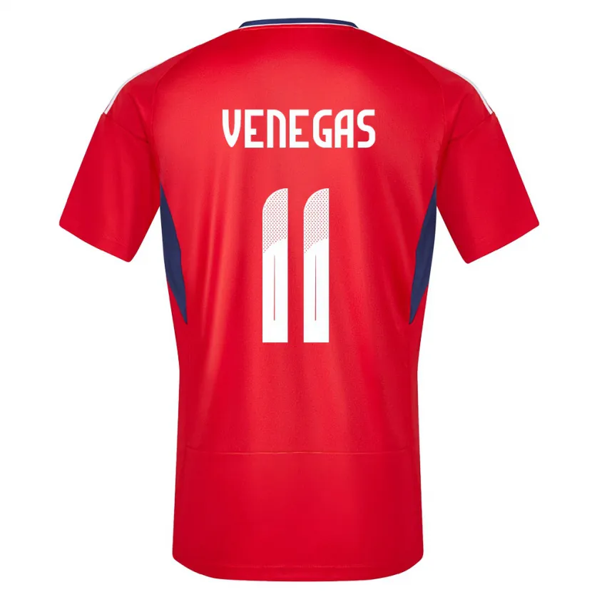 Danxen Damen Costa Rica Johan Venegas #11 Rot Heimtrikot Trikot 24-26 T-Shirt Schweiz