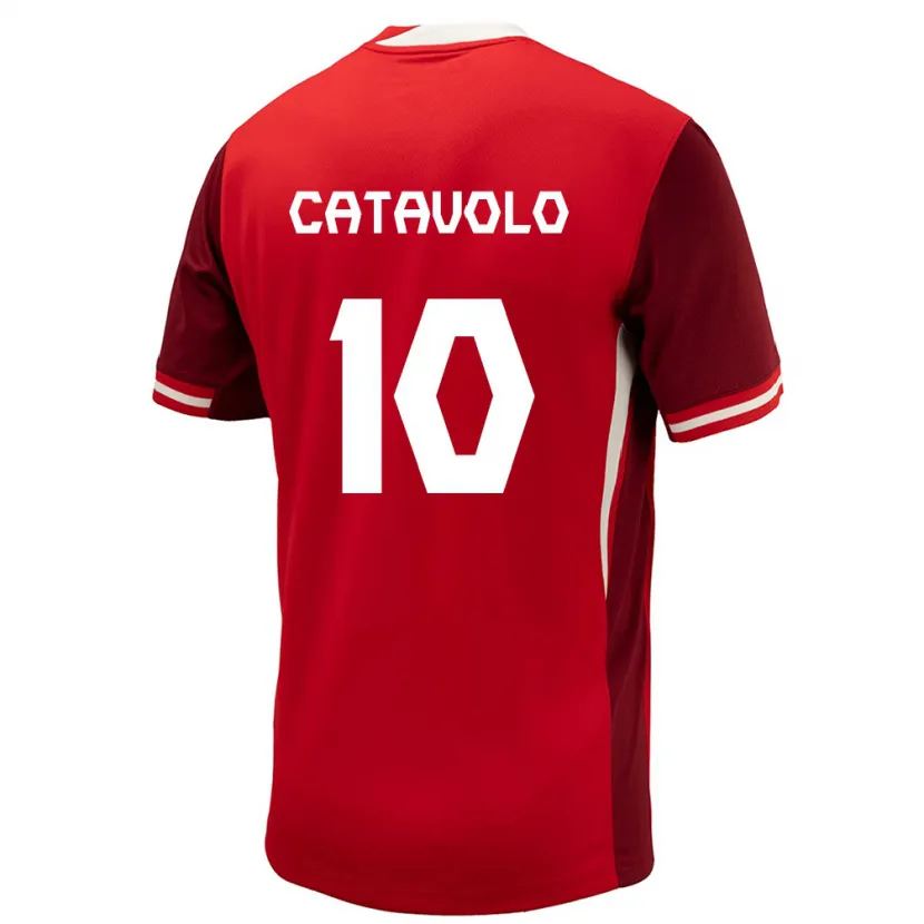 Danxen Damen Kanada Matthew Catavolo #10 Rot Heimtrikot Trikot 24-26 T-Shirt Schweiz