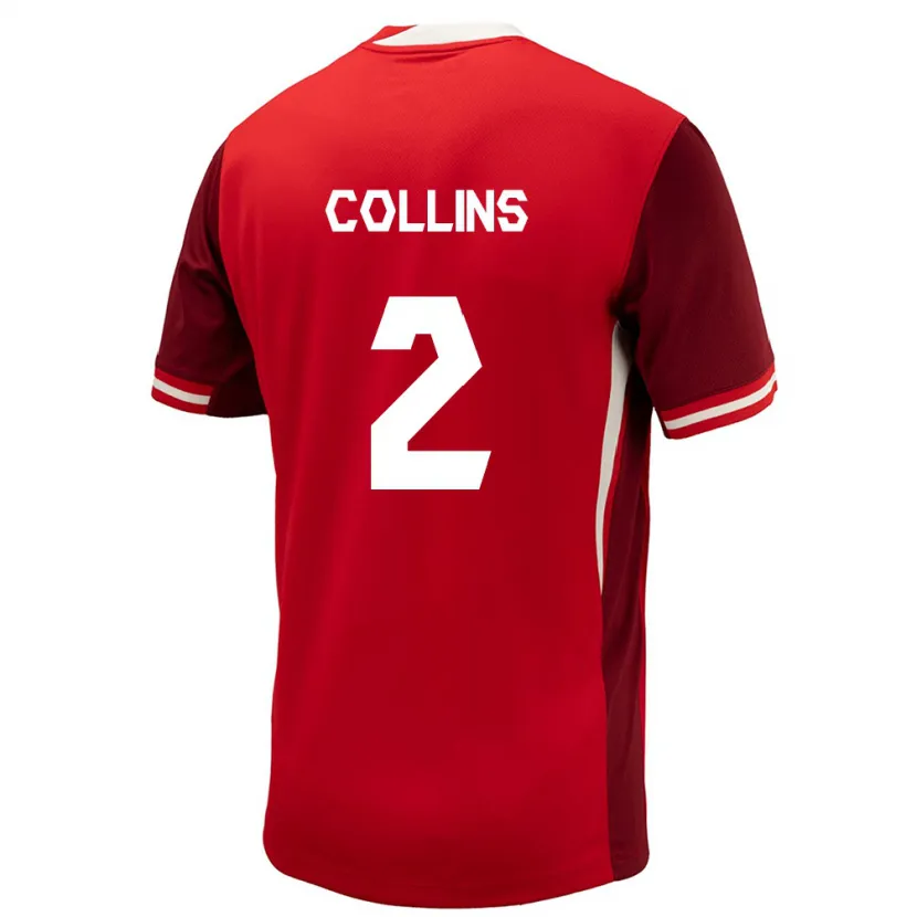 Danxen Damen Kanada Sydney Collins #2 Rot Heimtrikot Trikot 24-26 T-Shirt Schweiz