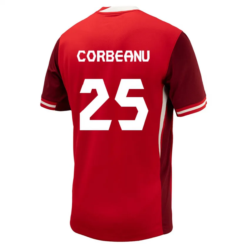 Danxen Damen Kanada Theo Corbeanu #25 Rot Heimtrikot Trikot 24-26 T-Shirt Schweiz