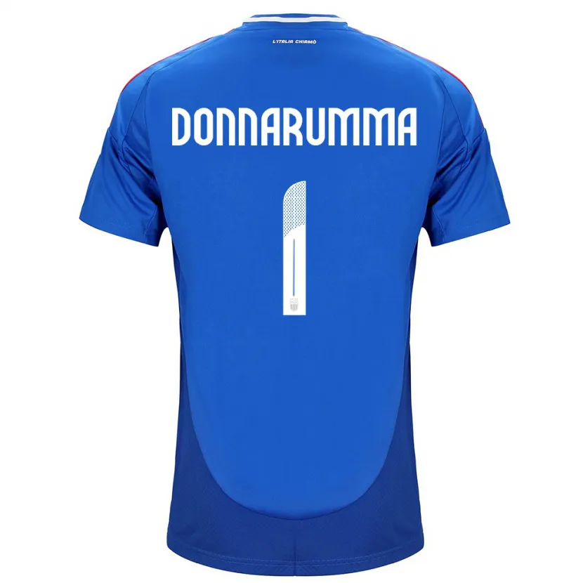 Danxen Damen Italien Gianluigi Donnarumma #1 Blau Heimtrikot Trikot 24-26 T-Shirt Schweiz