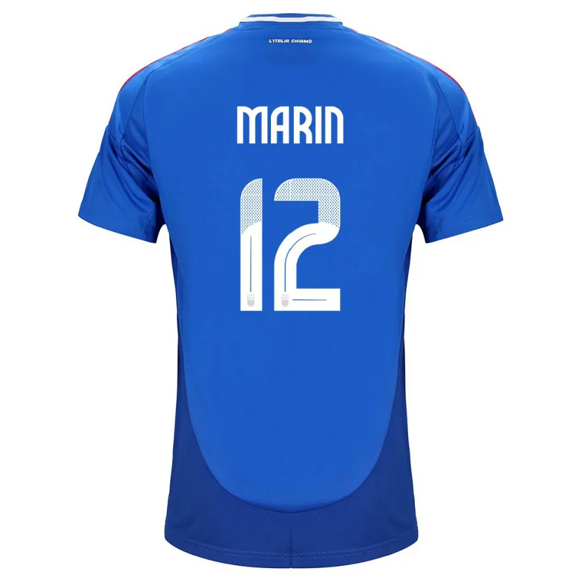 Danxen Damen Italien Renato Marin #12 Blau Heimtrikot Trikot 24-26 T-Shirt Schweiz