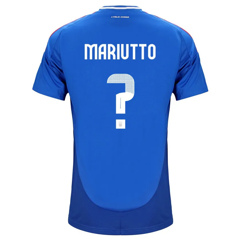 Danxen Damen Italien Francesco Mariutto #0 Blau Heimtrikot Trikot 24-26 T-Shirt Schweiz