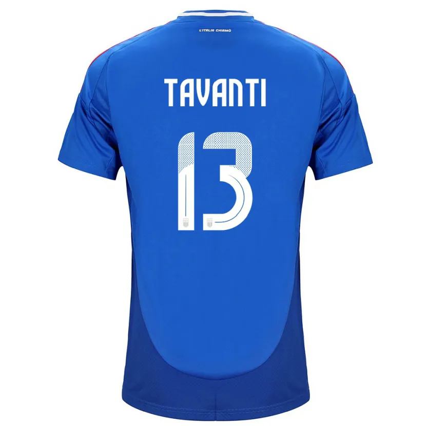 Danxen Damen Italien Samuele Tavanti #13 Blau Heimtrikot Trikot 24-26 T-Shirt Schweiz